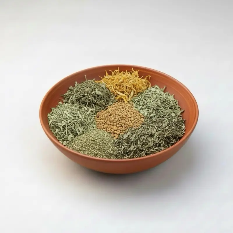 Organic Postpartum Restorative Tea with Red Raspberry Tulsi Shatavari Nettle Moringa for Recovery Nourish Rebuild Restore Herbal Beverage