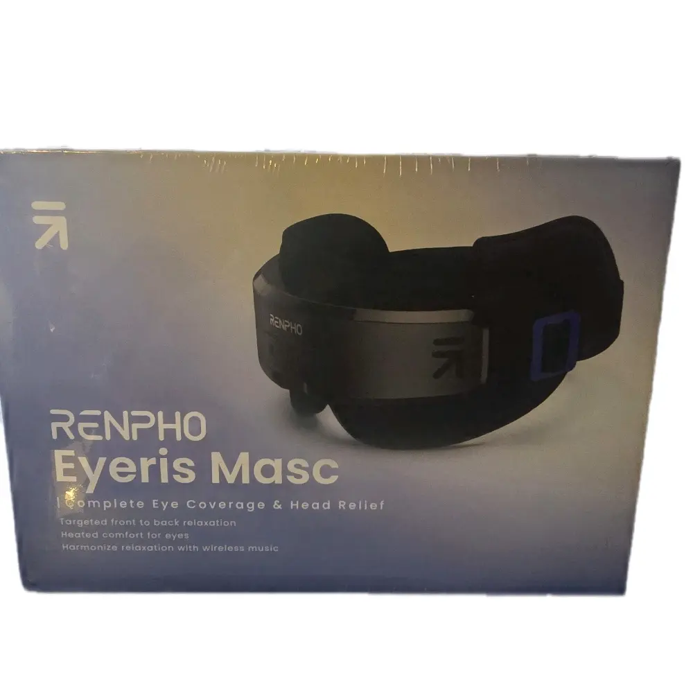 Renpho Eyeris Masc Eye Massager - Complete Eye Coverage & Head Relief, Ideal for Eye Care and Relaxation