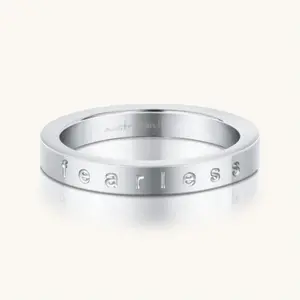 Fearless (shiny) - Mantra motivational band ring