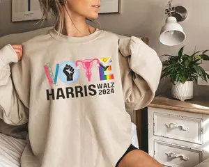 Harris Walz 2024 Shirt, Vote Kamala 2024 T-shirt, Democrat Feminist Gift, Election Equal Rights Shirt, Women's Reproductive Health & Equality Activist Tshirt