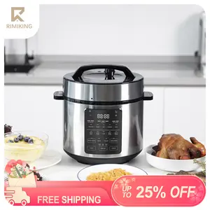 RIMIKING Multifunctional Pressure Cooker,Healthy Inner Pot,16-in-1 Cooking Functions,Rice Cookers,Dishwasher-Safe Accessories,Safety Features,User-Friendly Control Panel
