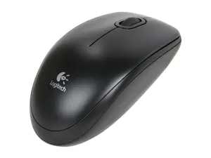 Logitech B100 Corded Mouse – Wired USB Mouse for Computers and laptops, for Right or Left Hand Use, Black