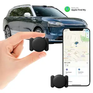 Hidden Magnetic Mini GPS Tracker for Vehicles – No Subscription GPS Device, Real-Time GPS Tracking for Kids, Pets, or Vehicles, Works with Apple Find My, Vehicle Locator Portable