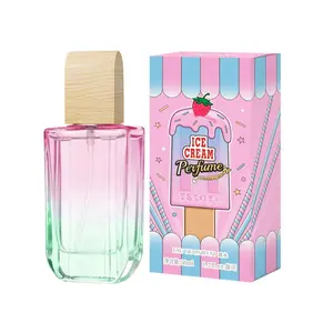 EBYVEN Strawberry Ice Cream Scent EDT Perfume Spray, 50ml Fruity Sweet Notes Fragrance, Women's Daily Use Perfume, Cute Decorative Shape, Mother's Day Gift