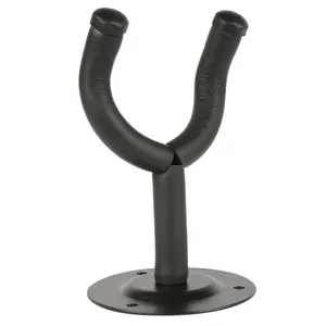 Guitar Wall Mount Hanger - Stand, Hook, and Bracket for Ukulele, Violin, and Bass