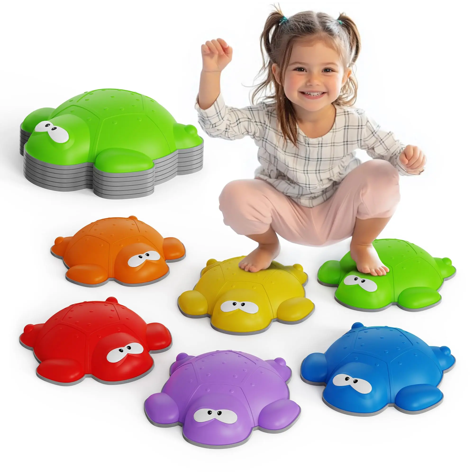 Stepping stones for children outdoor play Turtles Inflatable Pool Float Stepping stones for children outdoor play Turtles Inflatable Pool Float