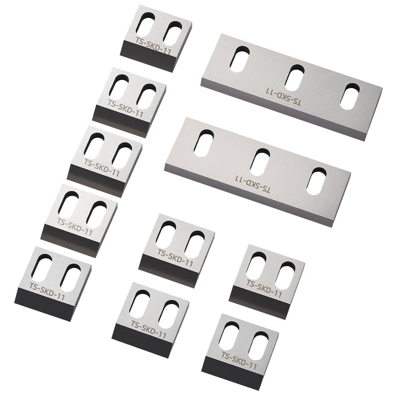 VEVOR Shredder Blades, Alloy Steel Shredder Machine Blade Kit with 9 Rotating and 2 Fixed Blades, High-Hardness SKD-11 Blade, Compatible with Model 180 Plastic Grinder, for ABS, PP, PVC & NylonSummervibes
