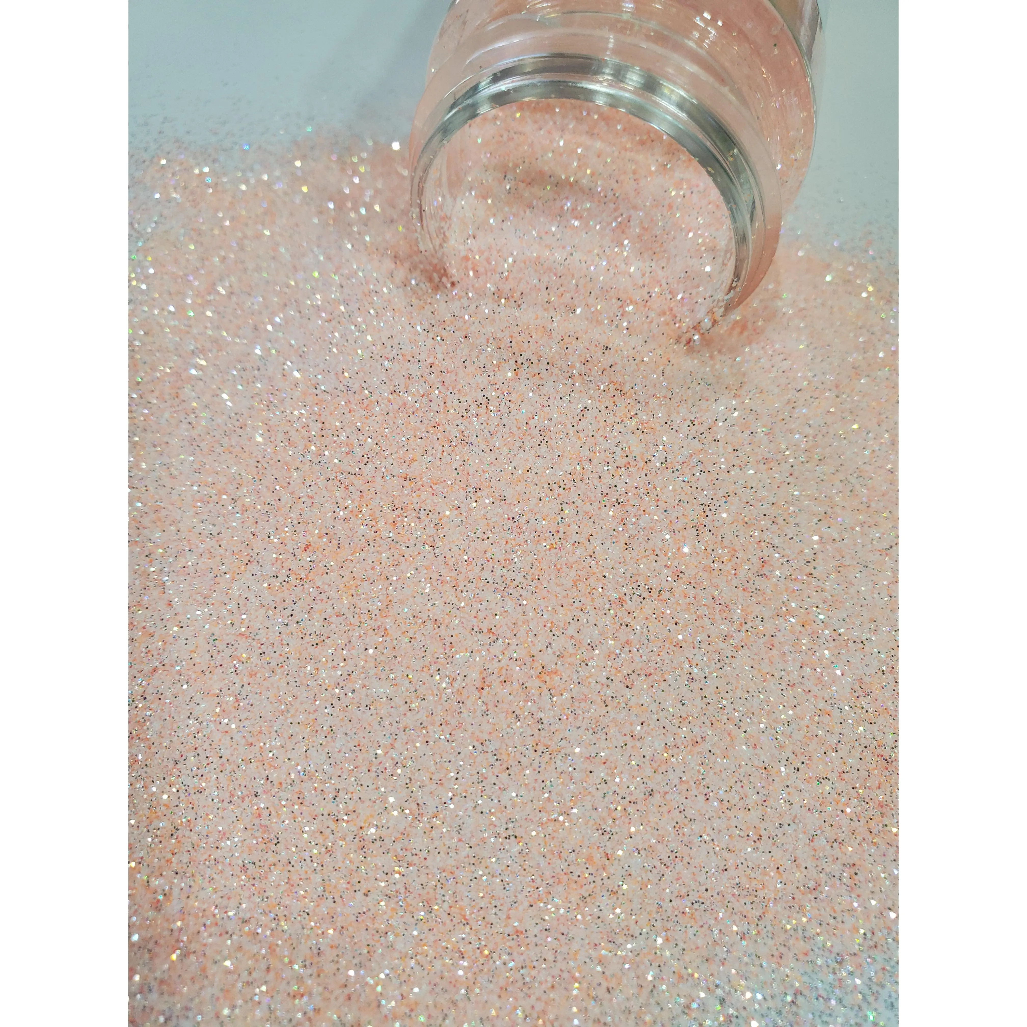 "Peaches" / Pastel Glitter / Ultra Fine Glitter / Polyester Glitter / Peach Glitter / Flashy Glitter