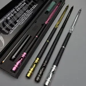 JIANYING Metal carbon fiber poo cue sets 11.8mm tip 58inch Premium Alloy Metal Shaft Pool Cue, Durable & Lightweight Billiard Cue for Men & Players