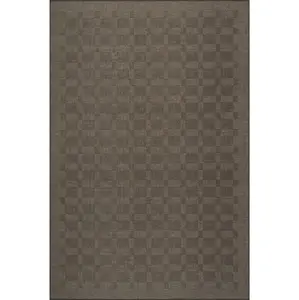 Nate Berkus Walker Modern Checkered Washable Area Rug