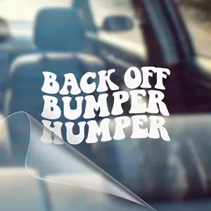 Back Off Bumper Humper – Funny Car Decal Sticker