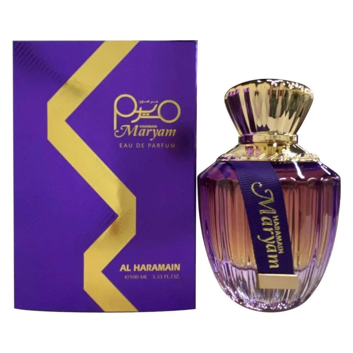 AL HARAMAIN Maryam Eau de Parfum for Women, Elegant Arab Perfume with Aromatic Amberwood, Amber, and Musk Notes, 3.3oz Sprayer, Elegant Scent, Edp Sprays, Spicy, Signature Scent, Amber Musky, Amber Women's Fragrance