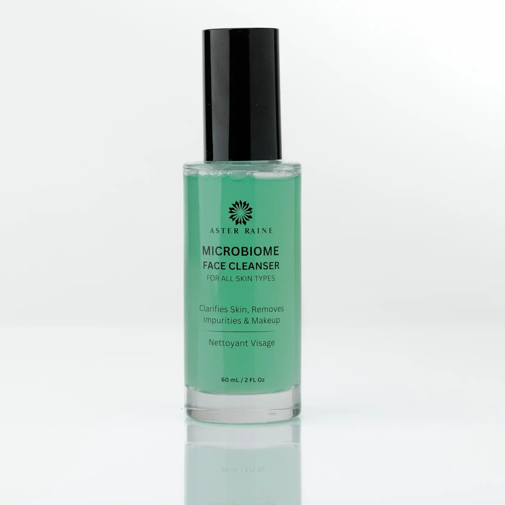 Aster Raine Microbiome Cleanser With Rice Extract and Glycerin | 100mL Gel Face Wash - Removes Makeup