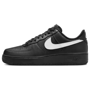 Nike Air Force 1 Low 'Black White' 2023 - Classic AF1 Black Leather Upper White Accents Versatile Style for All Seasons