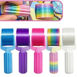 New 3D Printed Diamond Painting Roller Tool Multi-color diamond painting roller tool; ergonomic handle; smooth surface DIY craft kit 10.5x3.7x4
