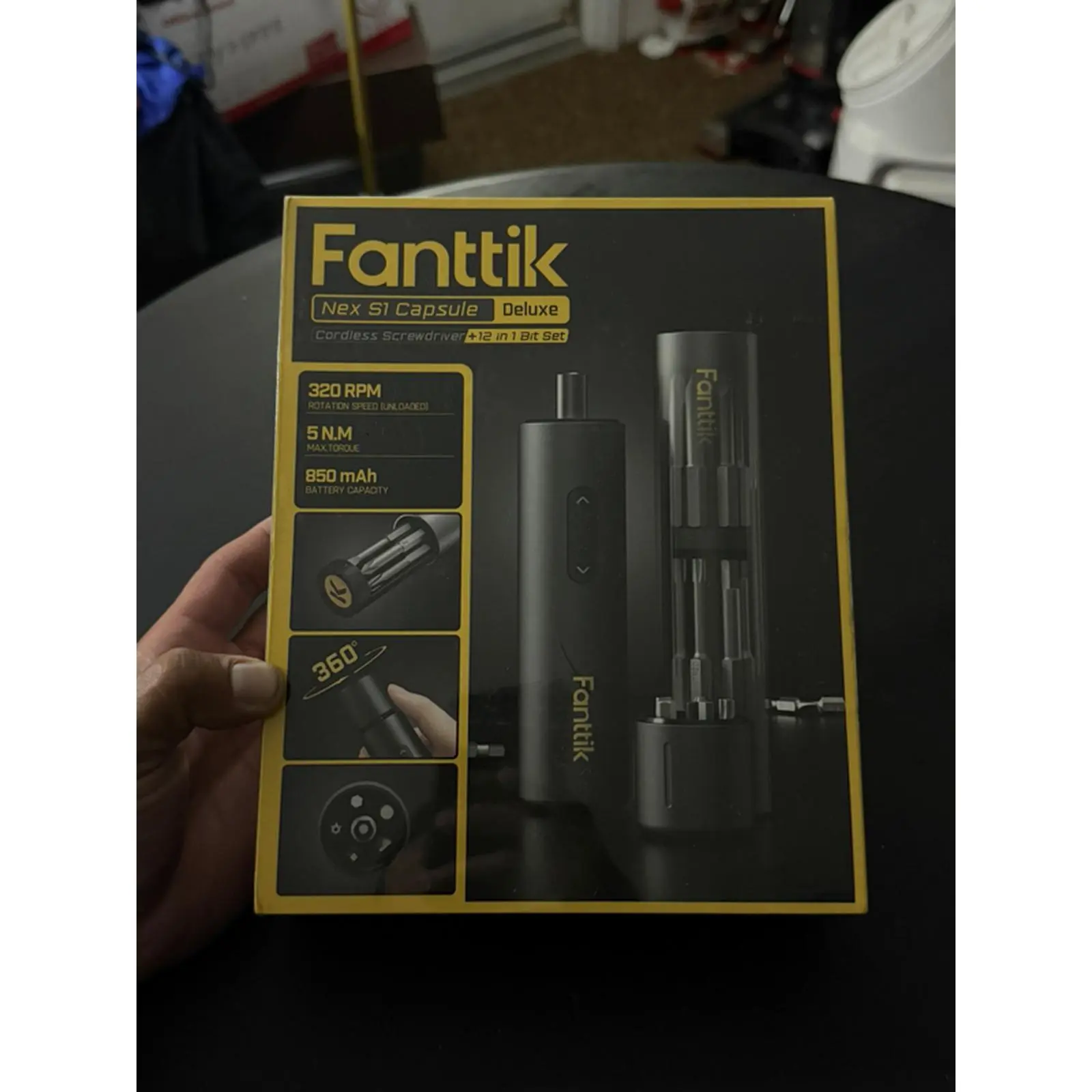 Fanttik NRX S1 Capsule Deluxe 320 RPM 5 N.M 650 mAh Battery 360 Degree Rotation Tool Set