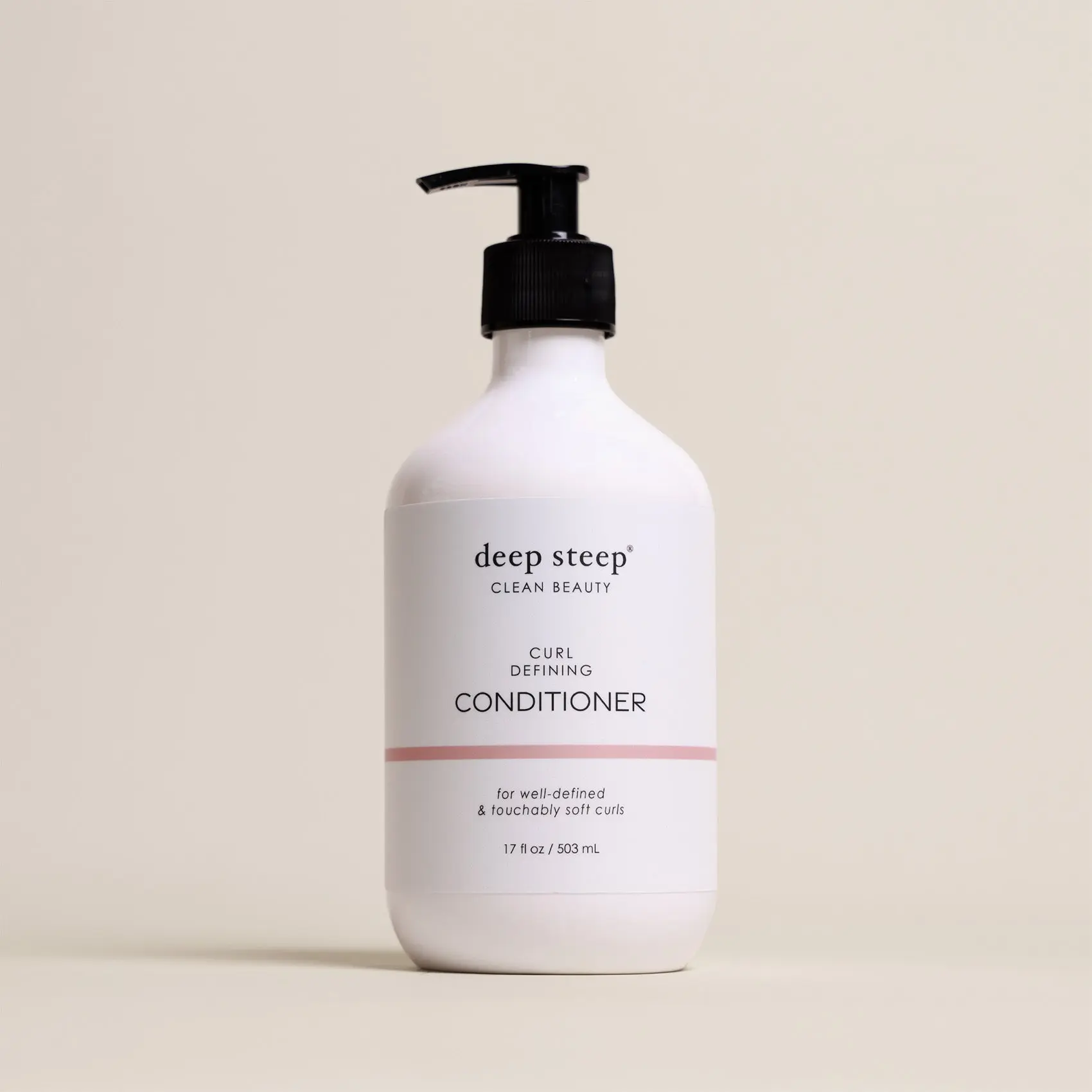 Deep Steep Curl Defining Conditioner 17 oz for Well-Defined Hair with Coconut, Aloe, Eucalyptus, and Hydrating Properties