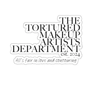 The Tortured Makeup Artist Department Sticker for Makeup Artists
