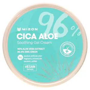Mizon Cica Aloe, Soothing Gel Cream, 10.58 oz (300 g)