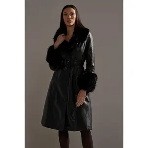 KAYA FUR TRIM TRENCH