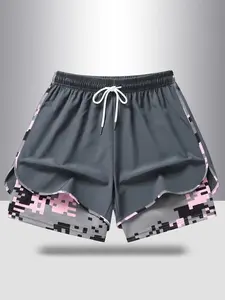 2026 Women's Camo Print Gym Shorts, BreathableComfortable Quick Drying Skinny Shorts,Ladies Sportswear for Indoor Outdoor Wear,Outdoor Workout Shorts, Breathable Printed Shorts, Bottom