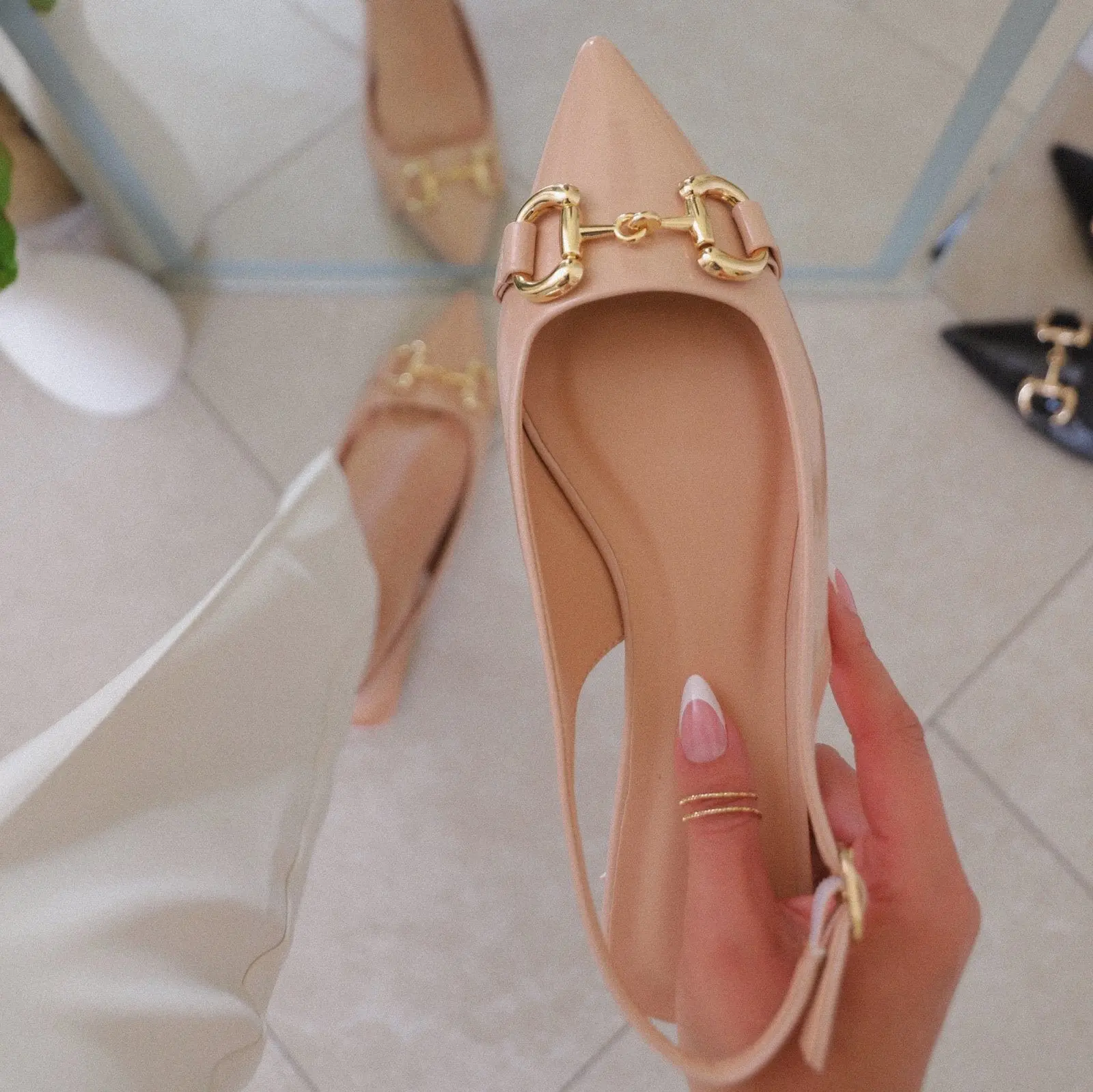 Diane Point-toe Flats