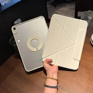2 in 1 Tablet Case with Pen Holder, Magnetic Detachable Acrylic Tablet Protective Cover with Kickstand, Tablet & Computer Accessories for iPad 2026 Air Pro 11 inch pro 13 pro 12.9 Inch ipad 10th gen case 11th A16 mini 6/mini 7 a17 pro Air 4/5/6/7/8