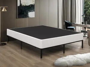 Favorer Clara 8" Wood Box Spring for a Comfortable Sleep - White, Sturdy Mattress Foundation Favorer Clara 8" Wood Box Spring for a Comfortable Sleep - White, Sturdy Mattress Foundation