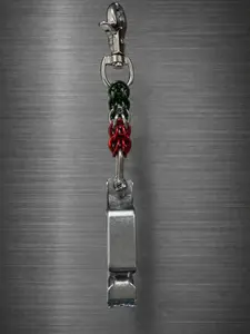 Mexico Flag Hammer Lock Weave Glove Holder with Premium Trigger Snap, Stainless Shackle and Heavy Duty Clip