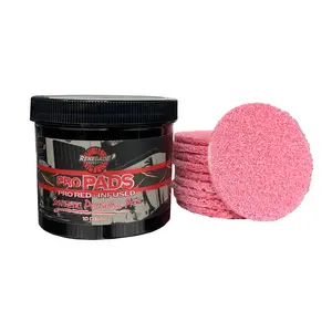 Renegade Products | Pro Pads: Renegade Pro Red-Infused Polishing Pads (10 Count) - Synthetic Pads for Aggressive Cutting & Metal Polishing Renegade Products | Pro Pads: Renegade Pro Red-Infused Polishing Pads (10 Count) - Synthetic Pads for Aggressive Cutting & Metal Polishing