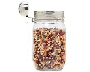 Jarware Stainless Steel Spoon Clip for Mason Jars