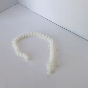 3d printed white dragon