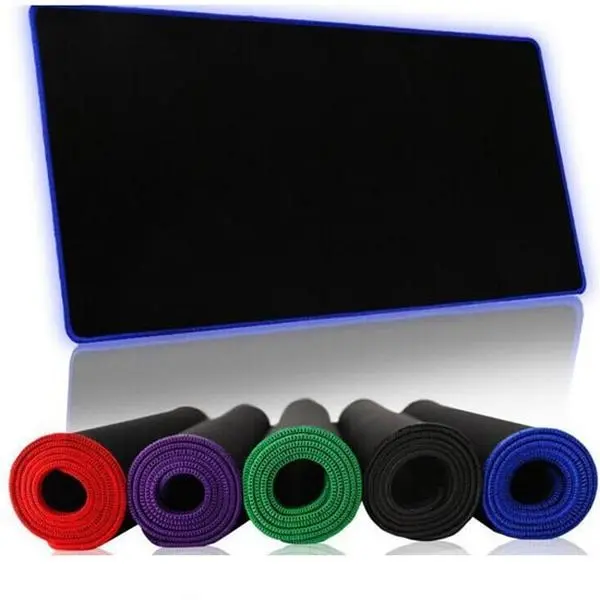 Yokoma 1pc Large Size 23.62 x 11.81 x 0.08in  Natural Rubber Computer Mouse Pad