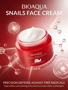 Snails Face Cream, Mineral Oil Infused Hydrating Plumping Cream, Skin-Friendly Compact Repair Formula, Light weight Daily Facial Moisturizer for Dry Skin Care