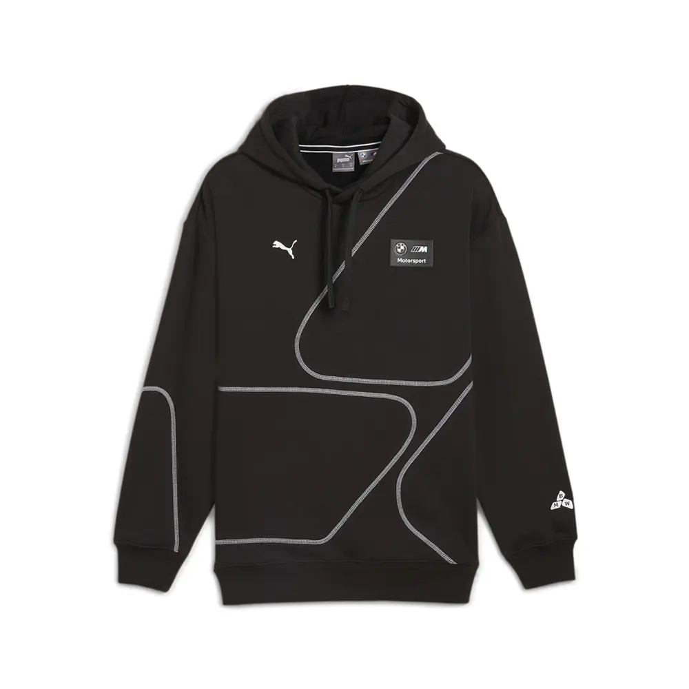 PUMA Mens Bmw M Motorsport Statement Hoodie Casual Outerwear Casual - Black