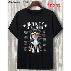 100% Cotton Australian Shepherd Tee – Humorous Aussie Dog Lover Shirt for Men & Women