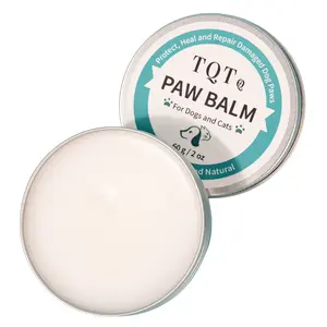 TQT Dog Paw Wax 60 g (2 oz) - Moisturizing Dog Paw Balm that Creates an Invisible Barrier That Protects and Heals Dry Cracked Paws