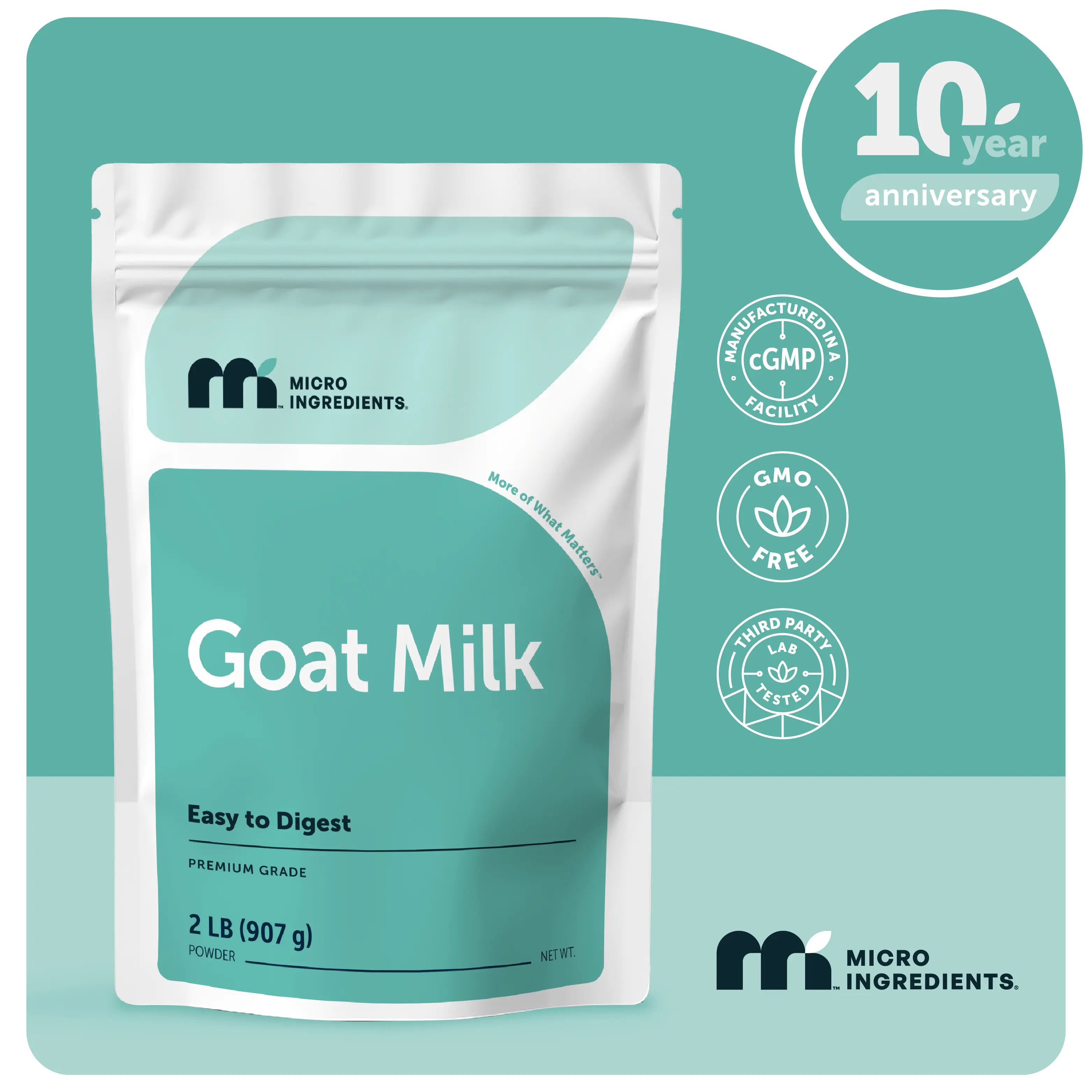Micro Ingredients Goat Milk Powder - Rich in Protein, Calcium, & Probiotics Dairy Milky
