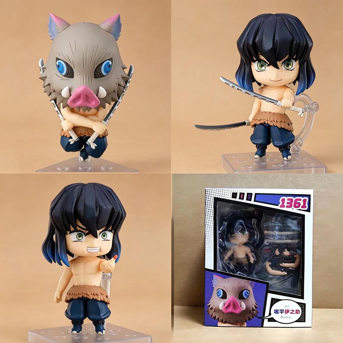 Demon Slayer Q Version Figures | Muichiro Mitsuri Nezuko Tanjiro Zenitsu Inosuke Rengoku Giyuu Shinobu Sanemi Genya Tengen Akaza | Collectible Anime Action Chibi Figure Toy with Movable Joints & Changeable Face Demon Slayer Q Version Figures | Muichiro Mitsuri Nezuko Tanjiro Zenitsu Inosuke Rengoku Giyuu Shinobu Sanemi Genya Tengen Akaza | Collectible Anime Action Chibi Figure Toy with Movable Joints & Changeable Face