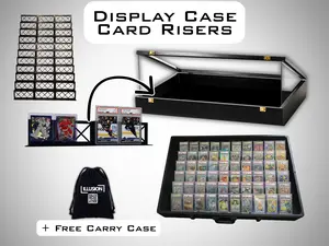 Illusion Card Risers, Display Case Card Riser Stands for your card case, Sold in sets