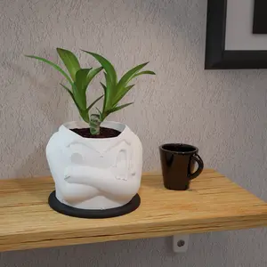 3D Printed Medical Planter – Because even healthcare heroes deserve a little greenery. planters and pots