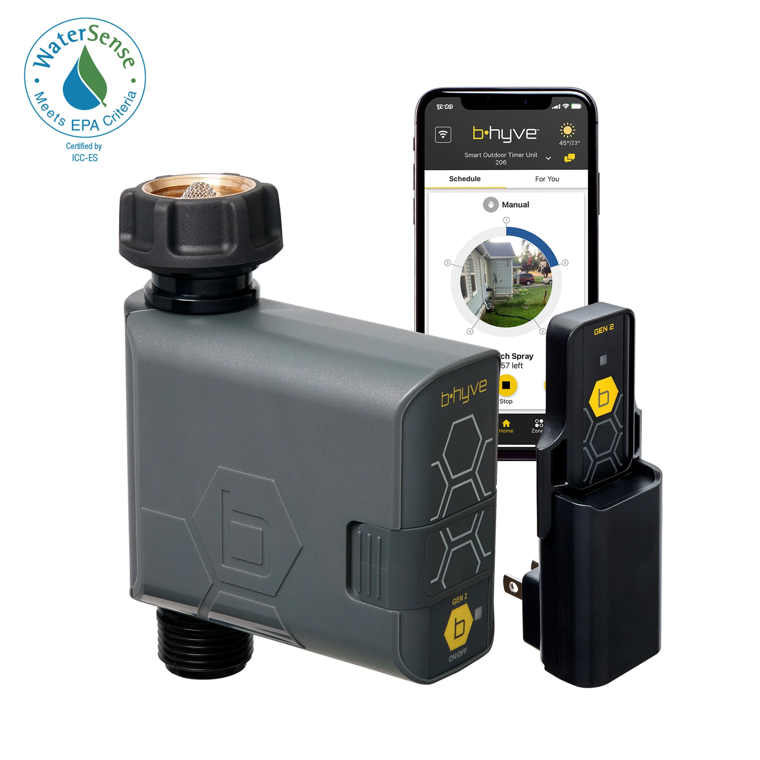 Orbit B-hyve Gen 2 Smart Hose Timer with Gen 2 Hub | 21204