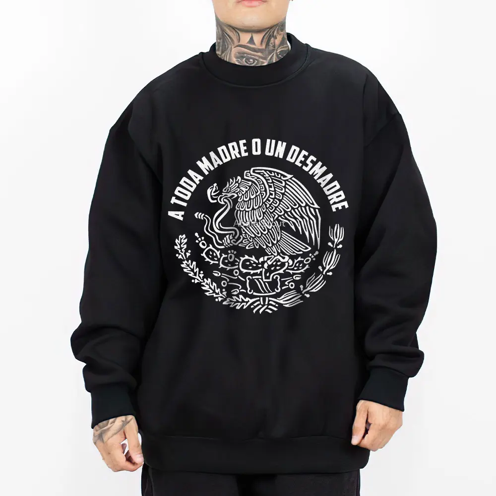 Men's Old Movie Mexican Chicano Cholo Gangster Hoodie - Menswear Tops, Cotton Fabric, Casual Lowrider Graphic, Unisex Medium-Loose Oversized Comfortable Polyester Gift