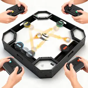 Arcade Games for Home, Tabletop Bouncing Ball Game, Sling Puck Style Table Game with Points System, Fun Multiplayer Table Games for Family Gatherings