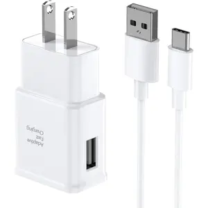 for Samsung Charger Fast Charging Cord 6FT Type C Charger USB Wall Charger Block Android Phone Charger for Samsung Galaxy A55 A54 A15 A14 S10 S10+ S20+ S21 S22 S23 S24 S25 Plus/Ultra/FE,Note 20/10/9/8