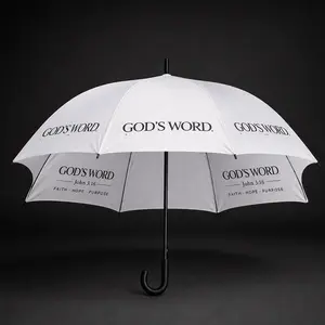 God's Word Adult Umbrella white umbrella