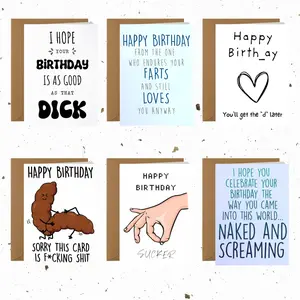 Funny birthday card, happy birthday card, fart card, Card from girlfriend, card from boyfriend, card from wife, card from husband