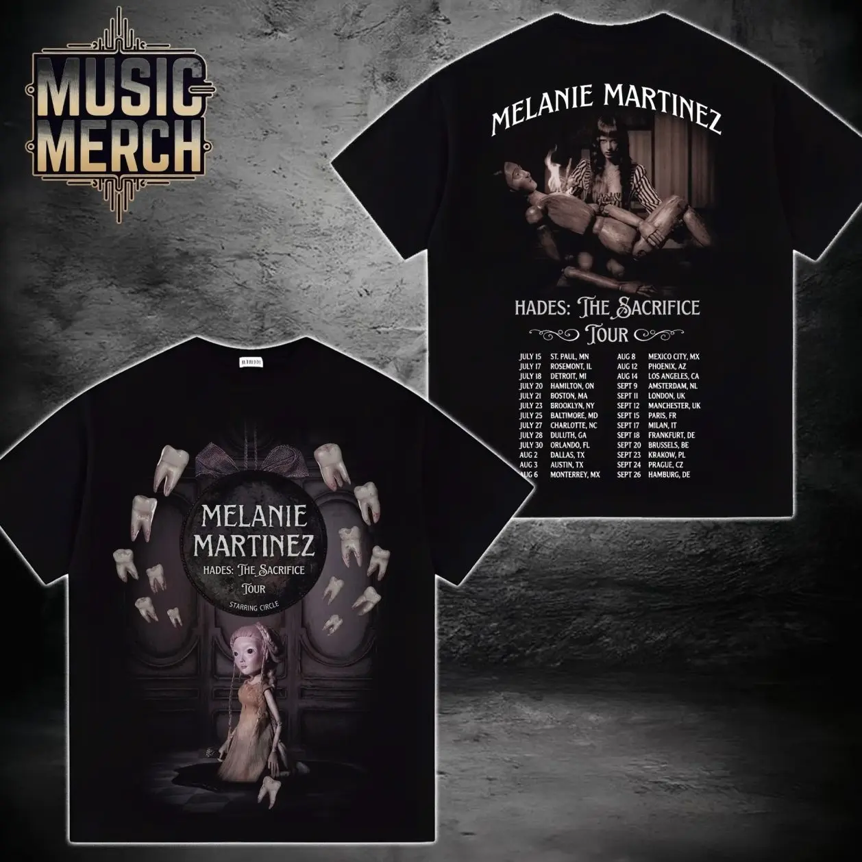 Vintage #Hades-THE HADES RITUAL26 Premium Cotton T-Shirt Graphic Alternative Pop #Melanie Gift For Music Lover S-5XL OLZ