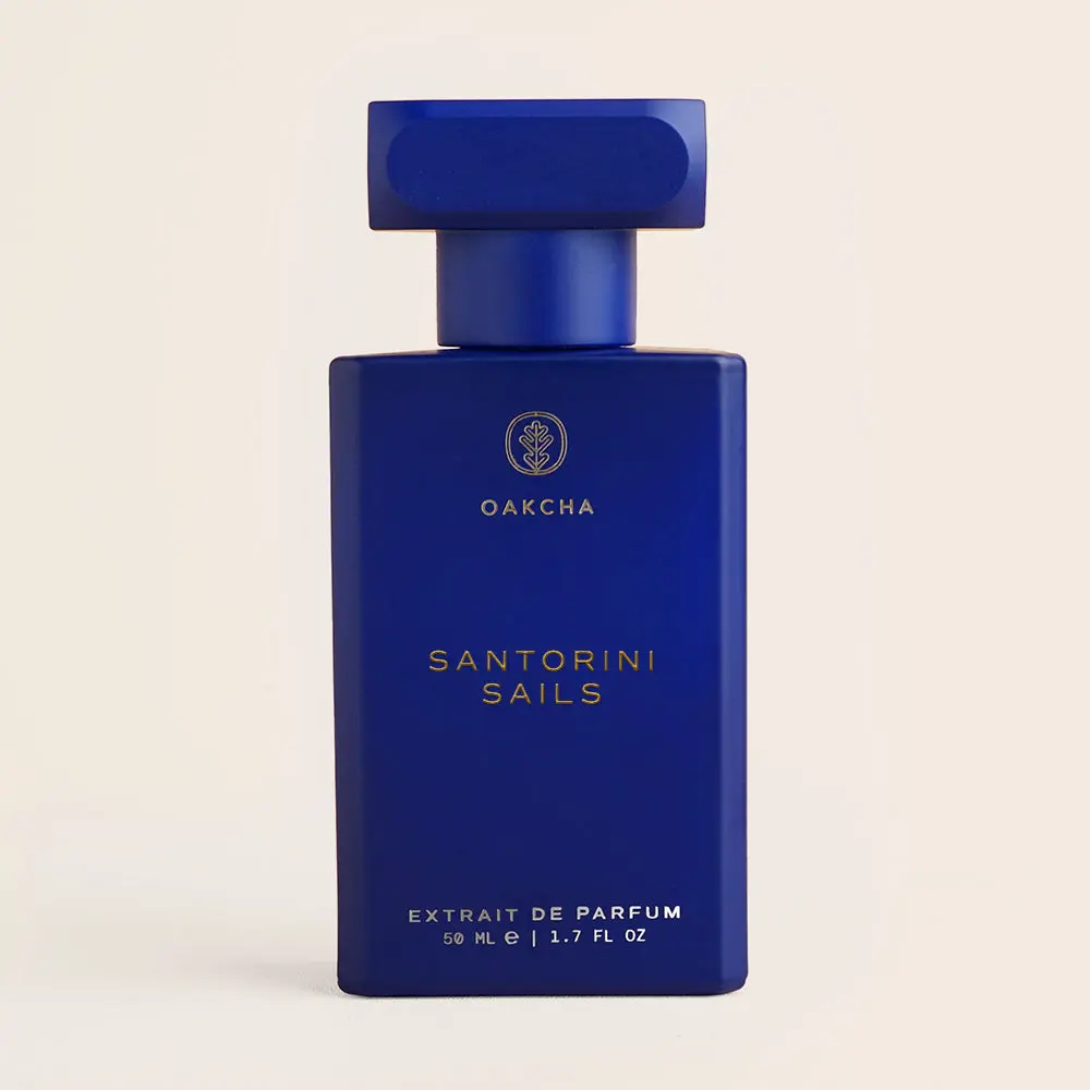 Santorini Sails – Spicy Citrus Amber Extrait de Parfum | Grapefruit, Mint & Leather | Masculine Fragrance