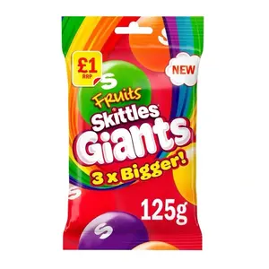 SKITTLES GIANTS (100G) (UK)